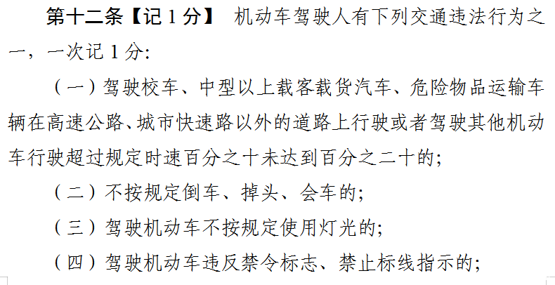 银河国际Galaxy科普：好消息 违法记分降低 记分政策迎大修改